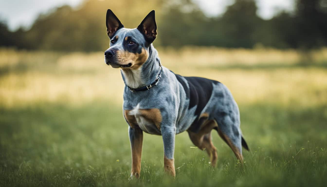 Pitbull and blue heeler fashion mix