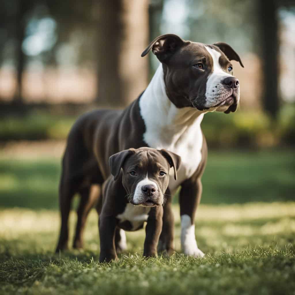Pitbull Puppy and Pitbull Adult difference